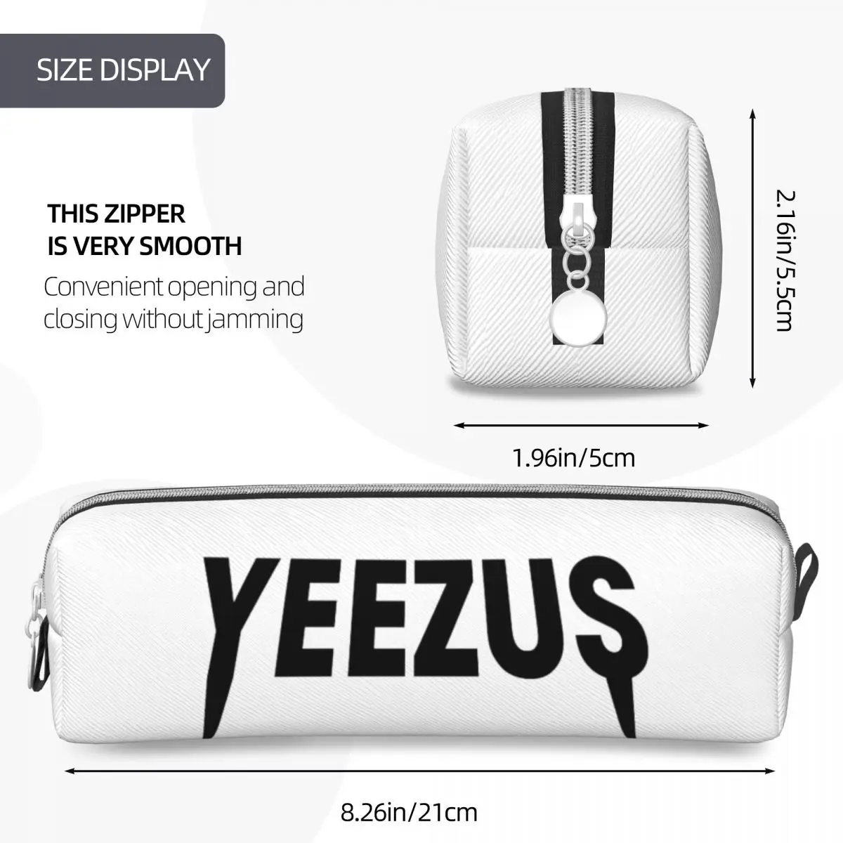 Fun Kanye Ye Pencil Cases Pencilcases Pen for Girl Boy Large Storage Bags Students School Zipper Accessories