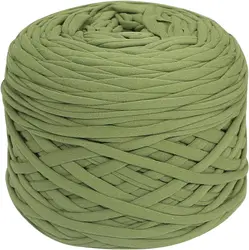 Premium Thick Knitting Yarn - Elastic Fabric for DIY Crafts & Home Décor (Avocado)