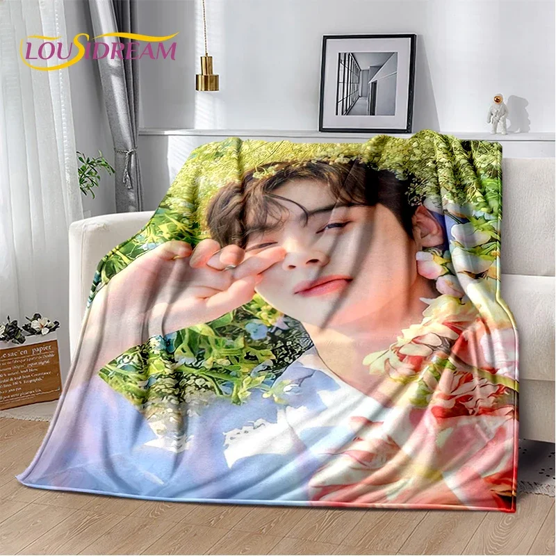 True Beauty Hwang in Youp Cha EunWoo 29 Style Blanket,Soft Throw Blanket for Home Bedroom Bed Sofa Picnic Travel Office Cover 5