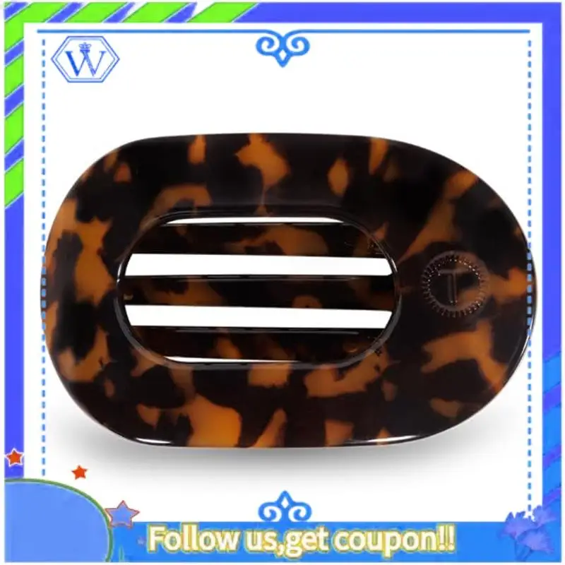Easy To Use Small Flat Round Clip-Strong Grip, Bendable Teeth, Comfortable Curved Design-For Lying Down, Yoga, Driving & Mor