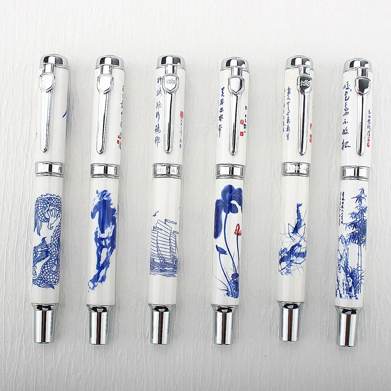 High Quality JinHao 950 Ceramics Roller Ball Pen Stationery Office School Supplies Writing BALLPOINT PEN ceramics pen rest writing brush holder chinese calligraphy pen holder watercolor ink painting school office supplies