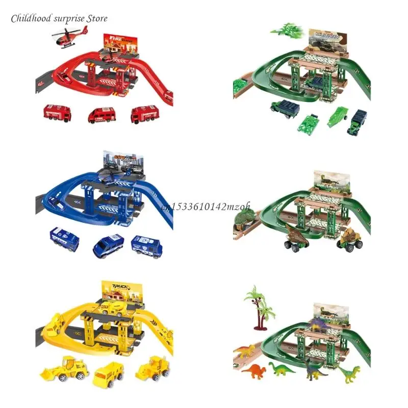 

Children Track Parking Lot Toy Automobile Building Indoor Car Multilayer Car Park Toy for Kids Boy Gifts Dropship