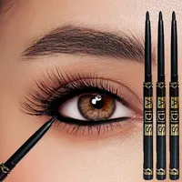 3pcs Long-Lasting Waterproof Black Eyeliner Pencils - Smudge & Sweat Proof for Bold Eye Makeup, Perfect Gift 2