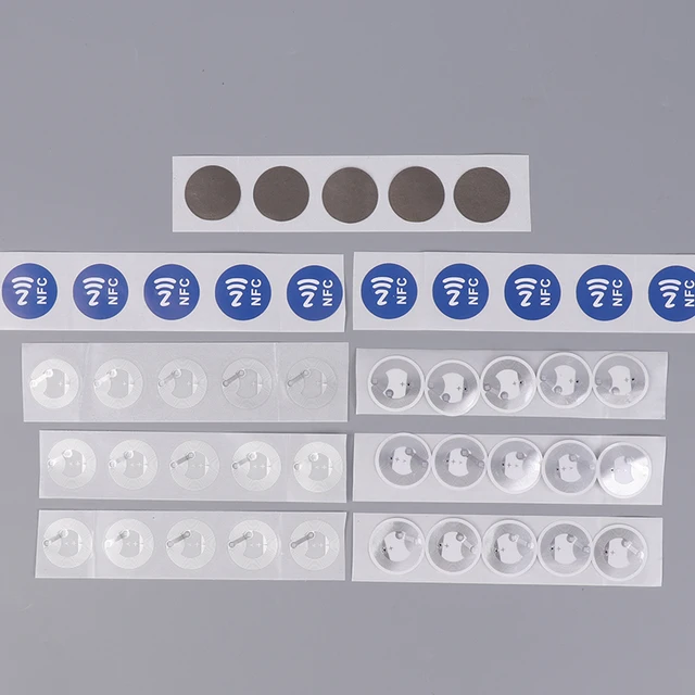 1/20/50Pcs NFC Labels Stickers Badges Label Sticker RFID Electronic Tag Rewritable Secret Key Sticker NFC Tags 2