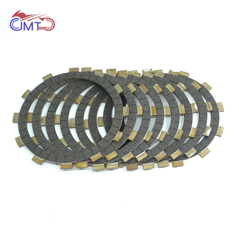 Фото Комплект фрикционных дисковых пластин сцепления 8P для Yamaha XJ600S 1992-2003 XJR400R 2000-2015 FJ600 1984-1985 FZ600 1986-1988 №1