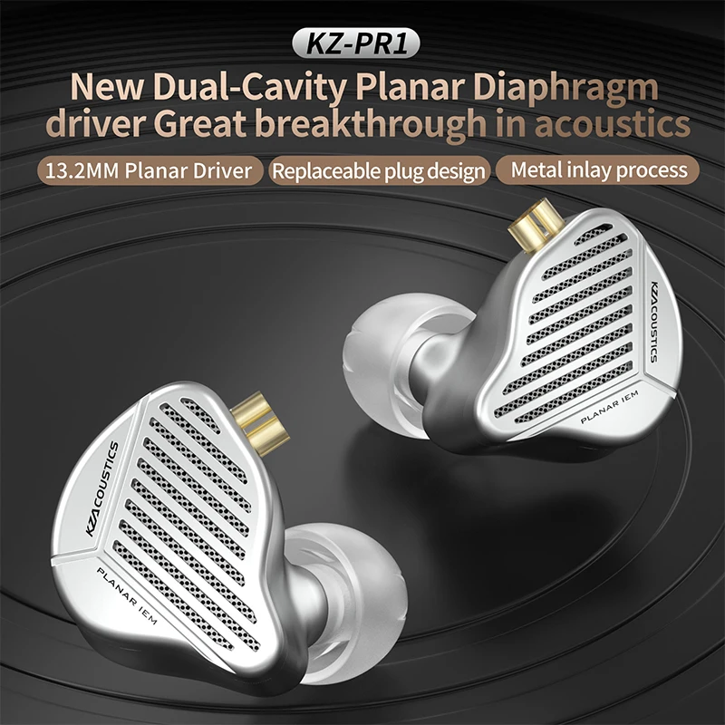 KZ PR1 Planar Driver In Ear Wired Earphones Music Headphones HiFi Bass Monitor Earbuds Sport Headset 6