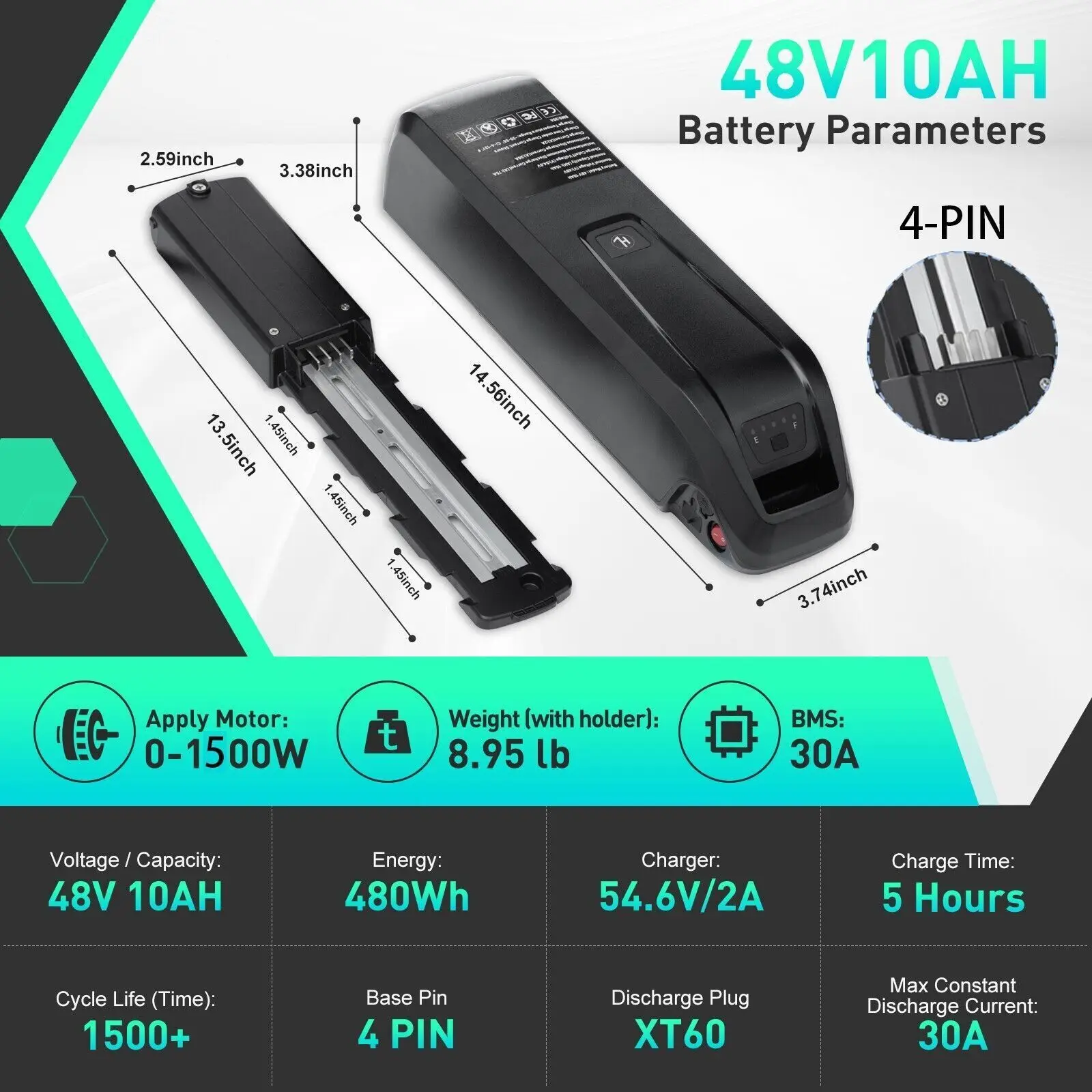 Aleaivy IP65 waterproof Hailong lithium battery pack with key lock and LED status gauge