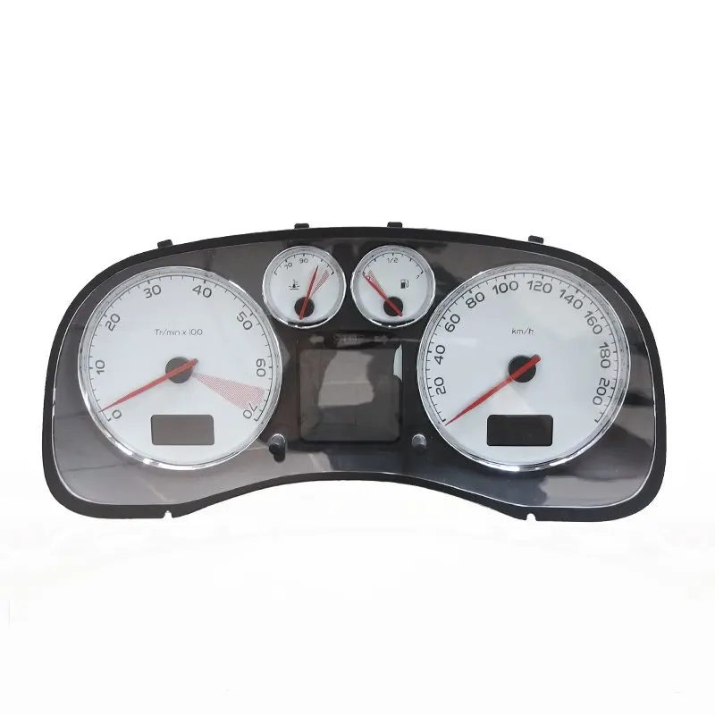 Para Peugeot 307 panel de instrumentos de salpicadero de coche conjunto de combinación de odómetro original 3