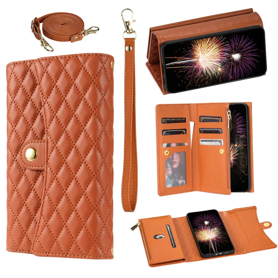 

Кожаный чехол для Samsung Galaxy S24 Ultra S23 FE S22 Plus S21 S20 Note 20 10 Pro