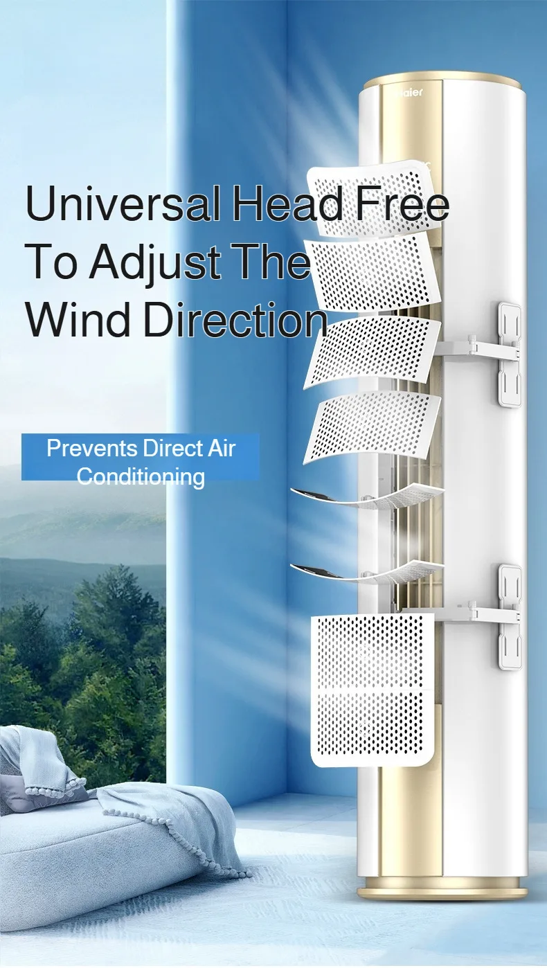 Description Picture 2 of itemVertical Air Conditioner Wind Shield Universal Adjustment Cylindrical Windproof and Direct Blowing Air Outlet Adjustable Wind