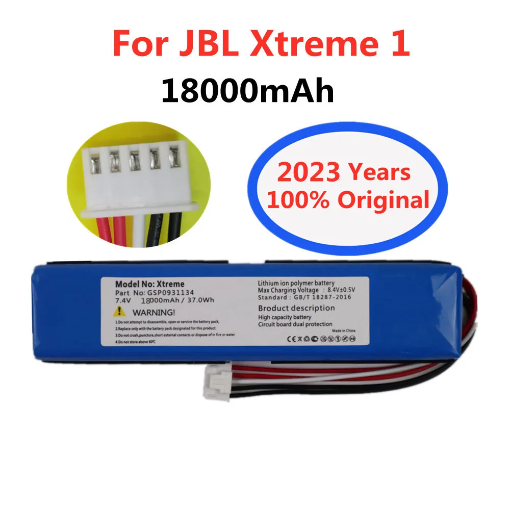 

New 18000mAh 100% Original Speaker Replacement Battery GSP0931134 For JBL Xtreme 1 Xtreme1 Player Loudspeaker Bluetooth Battery