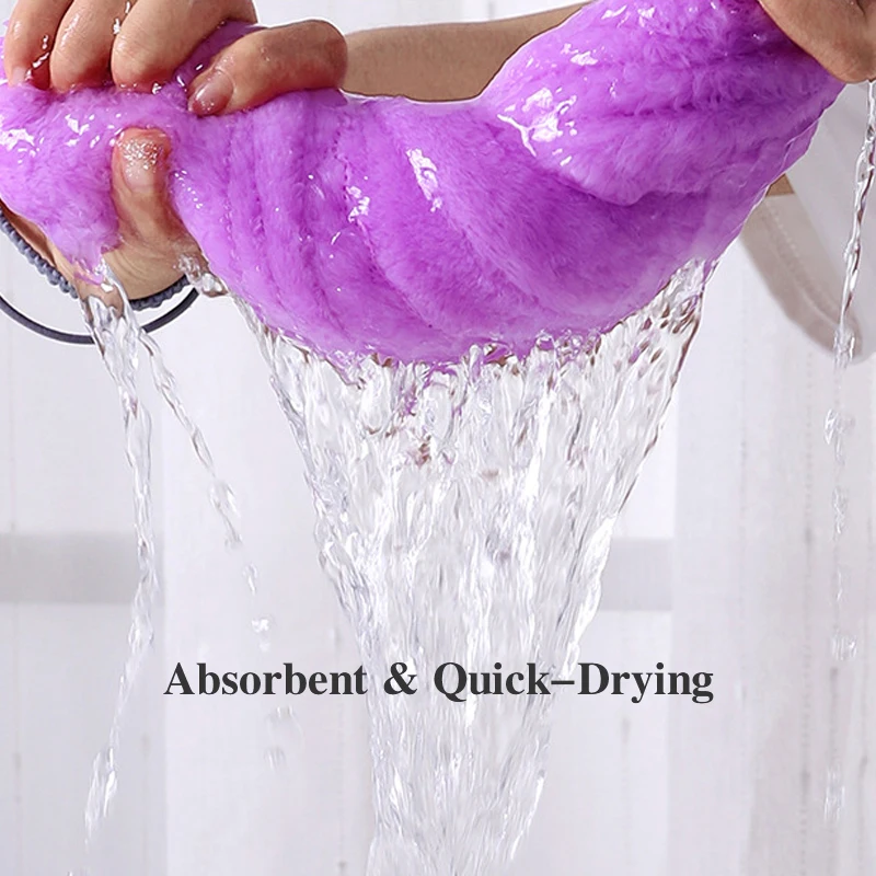 Description Picture 3 of item2PC Bath Towels Set Super Soft Highly Absorbent Quick-drying Coral Velvet Bath Towel For Adults Hotel & Spa Use