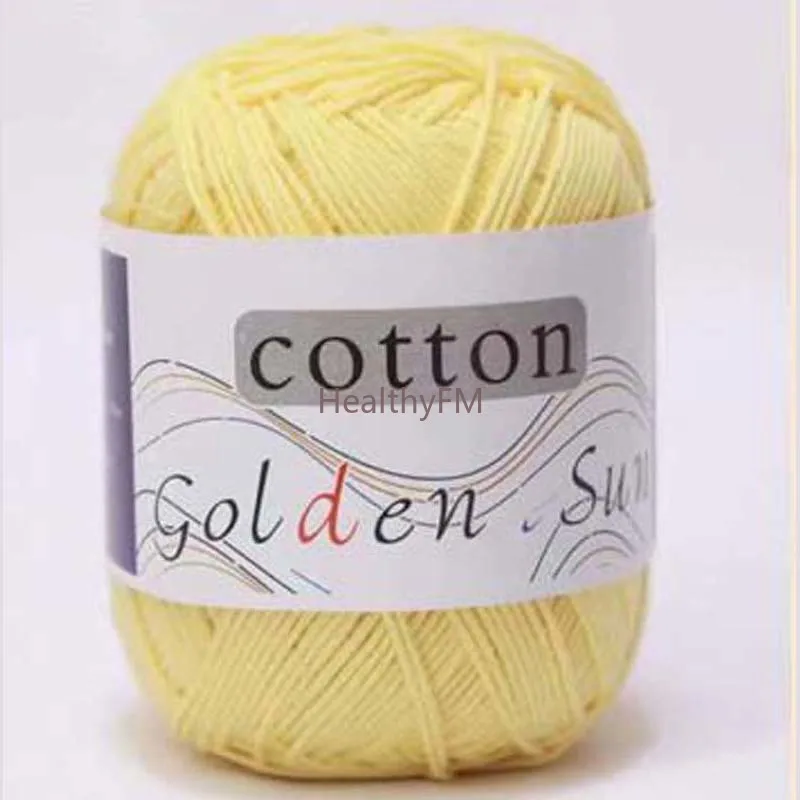 50g/Ball Knit 100% Cotton Mercerized Embroidery Crochet Knitting DIY Yarn Crocheting Bag Crafts Christmas WY75 6