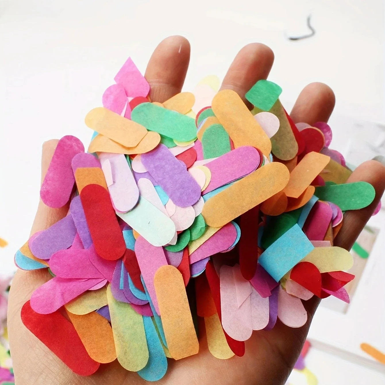 1 piece - Colorful confetti wedding party, birthday, graduation anniversary, party decoration supplies polychrome