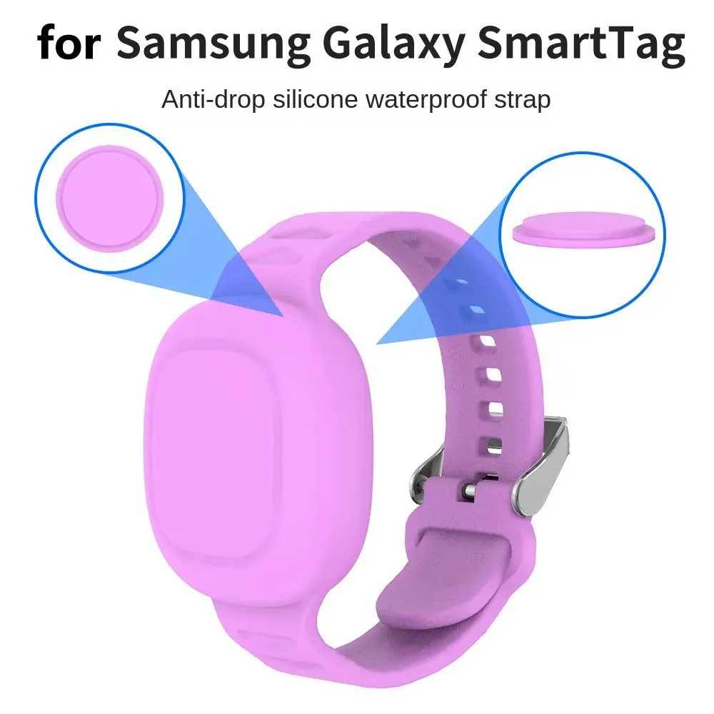 Wristband Children Watch Band Soft Silicone GPS Tracker Protector Lightweight Child GPS Bracelet for Samsung Galaxy SmartTag
