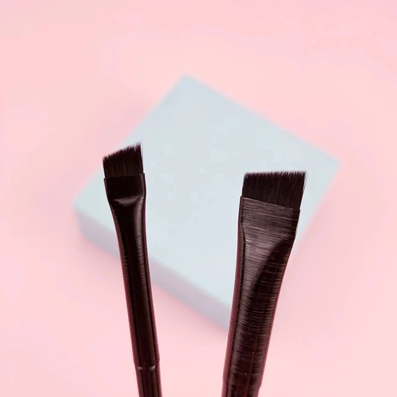Makeup Brush 2 Pieces Eyebrow Contour Eyeliner Brush Makeup Accessories