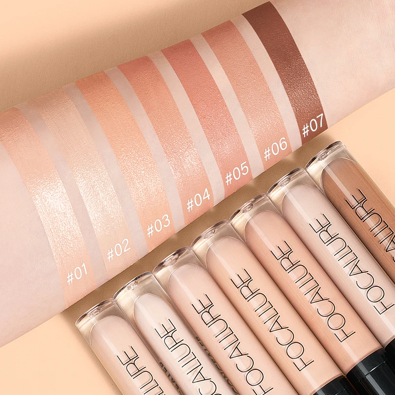Face Concealer Palette Color Concealer Concealer Cream Foundation Concealer Face Concealer Face Foundation Face Concealer Pen FOCALLURE 7 Colors Face Concealer Waterproof Full Coverage Long-lasting Moisturizing Smooth Liquid Foundation Makeup Cosmetics