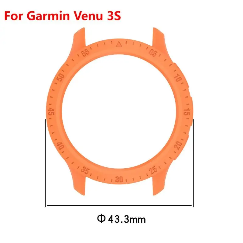 Garmin Venu 3 3S 스마트 시계 밴드 소프트 실리콘 범퍼 Venu3 Venu3S 보호 쉘 액세서리 용 TPU 보호 케이스 커버