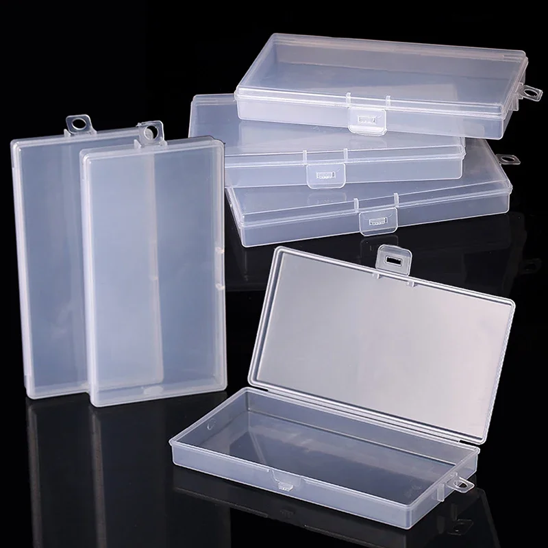 

Transparent Storage Boxes Desktop Clear Pencil Case Table Desk Stationery Classification Plastic Small Items Sundries Organizer