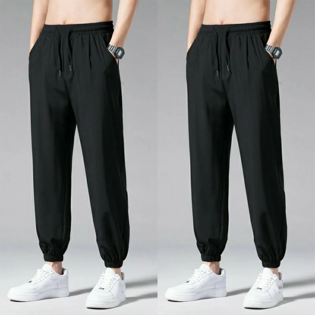 

Perfect Workout Gear for Men Stretch Active Track Joggers Sweatpants with Multiple Pockets Ideal for Gym and Regular Use