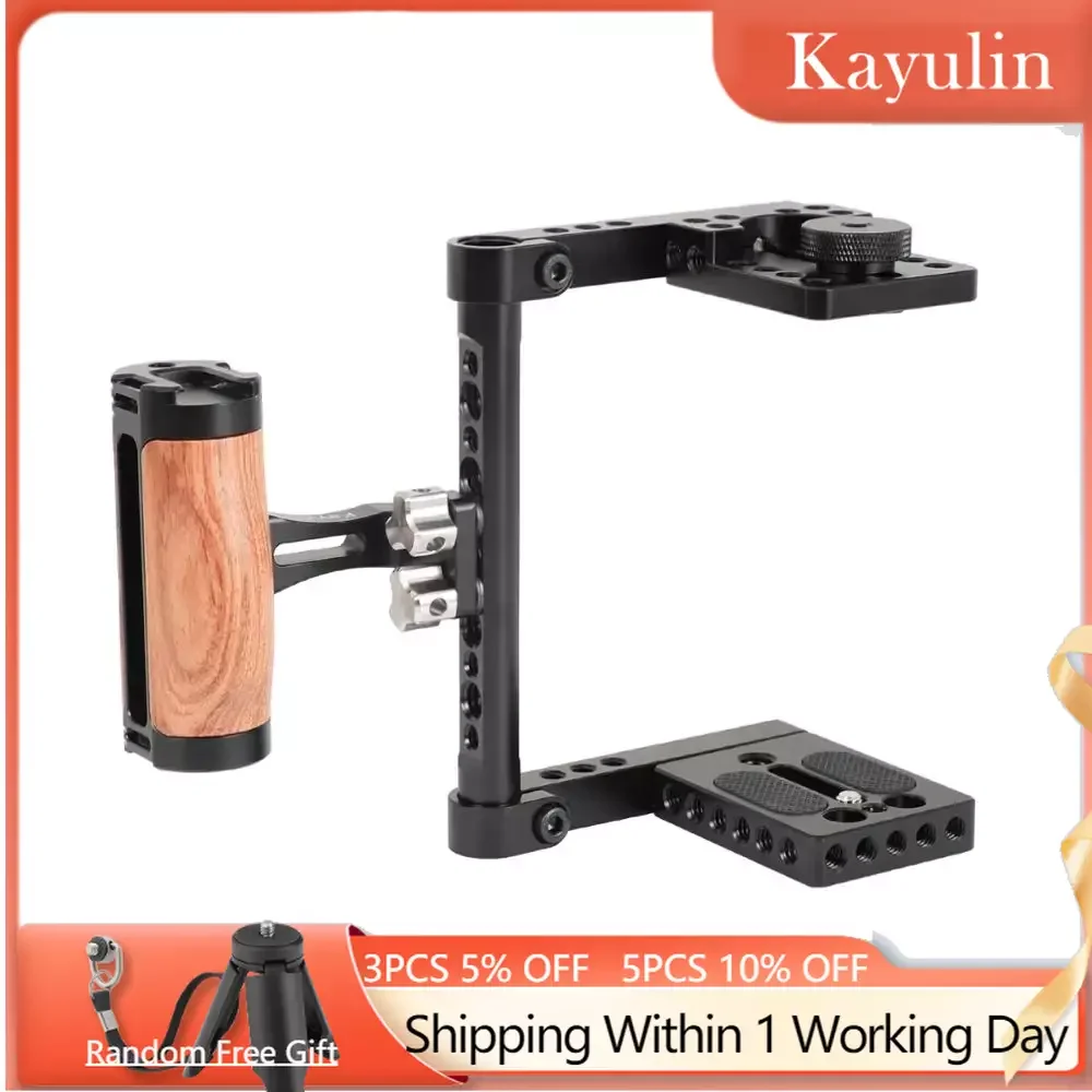 KayulinUniversalDSLRVideoCameraCageStabilizerRigwith
