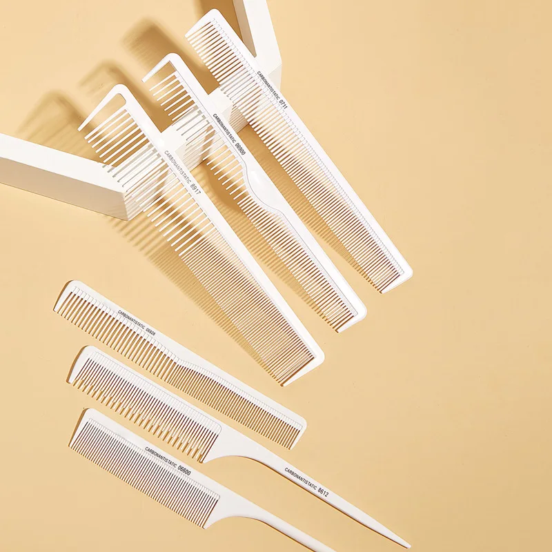 Hairdressing Carbon Comb Professional Hairdresser Cutting Comb Anti Static Hair Comb Haircut Tools Barber Hair Styling Comb 2