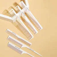 Hairdressing Carbon Comb Professional Hairdresser Cutting Comb Anti Static Hair Comb Haircut Tools Barber Hair Styling Comb 2