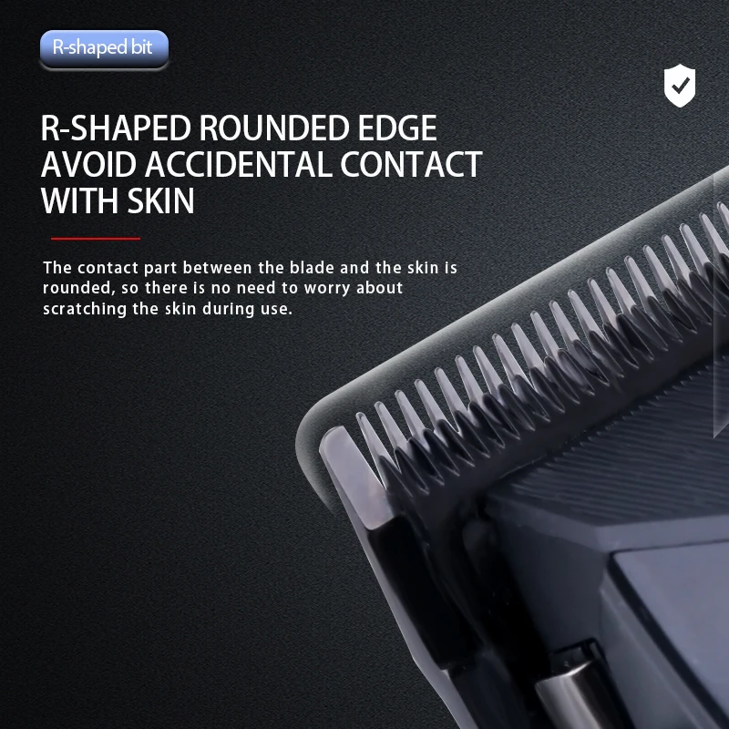 Hair Trimmer Hair Clipper Electric Rechargeable Cordless Barber KM-1856