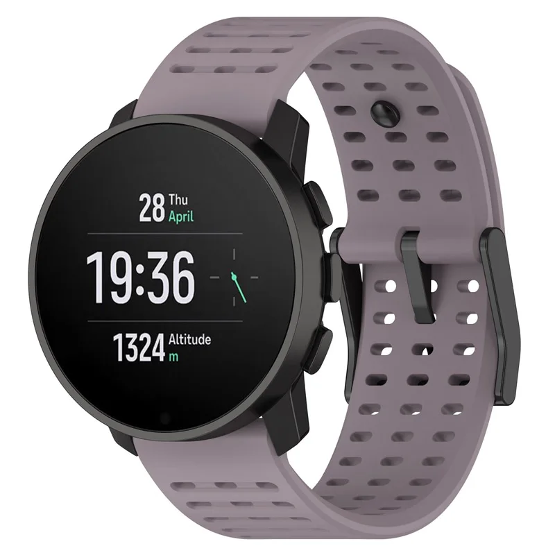 Suunto9 peak pro 용 실리콘 밴드 Suunto 수직/Suunto5 peak Smartwatch 시계 밴드 팔찌 액세서리 용 스포츠 스트랩