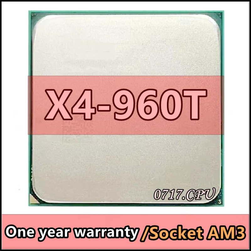 

X4 960T X4-960T 3.0 GHz Quad-core CPU Processor HD96ZTWFK4DGR Socket AM3