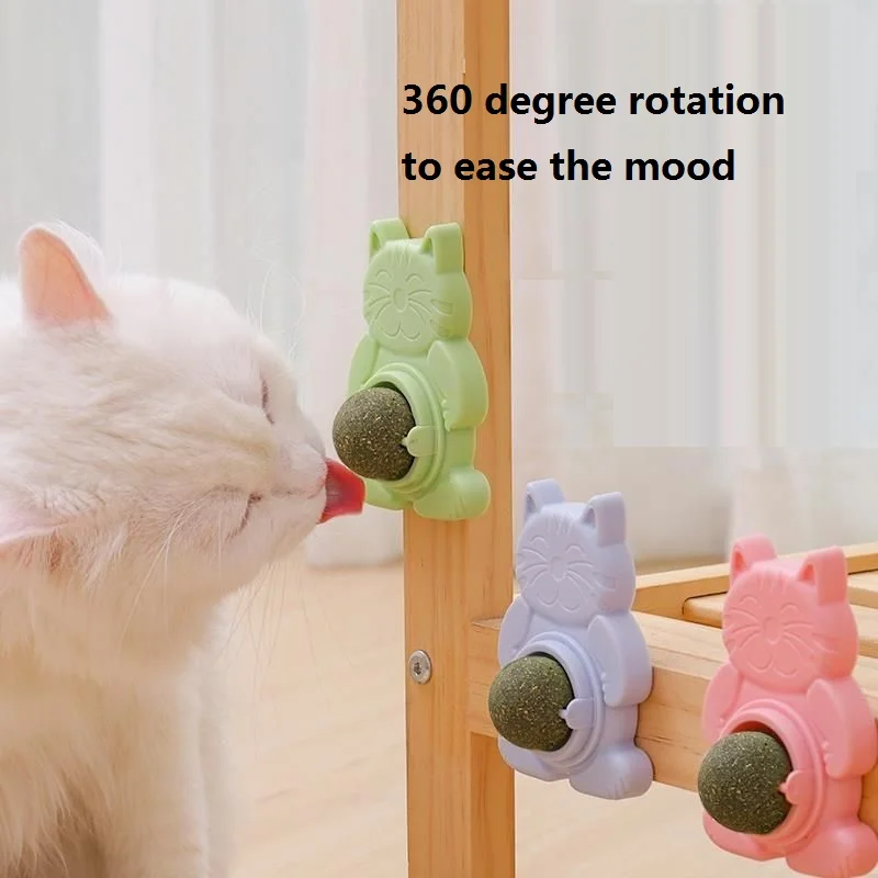 Cat Mint Ball Cat Toys Auto Congratulazioni Gitting Wonder Tool Toy Cat Stick Puppet Cat Toys For Cat Pets