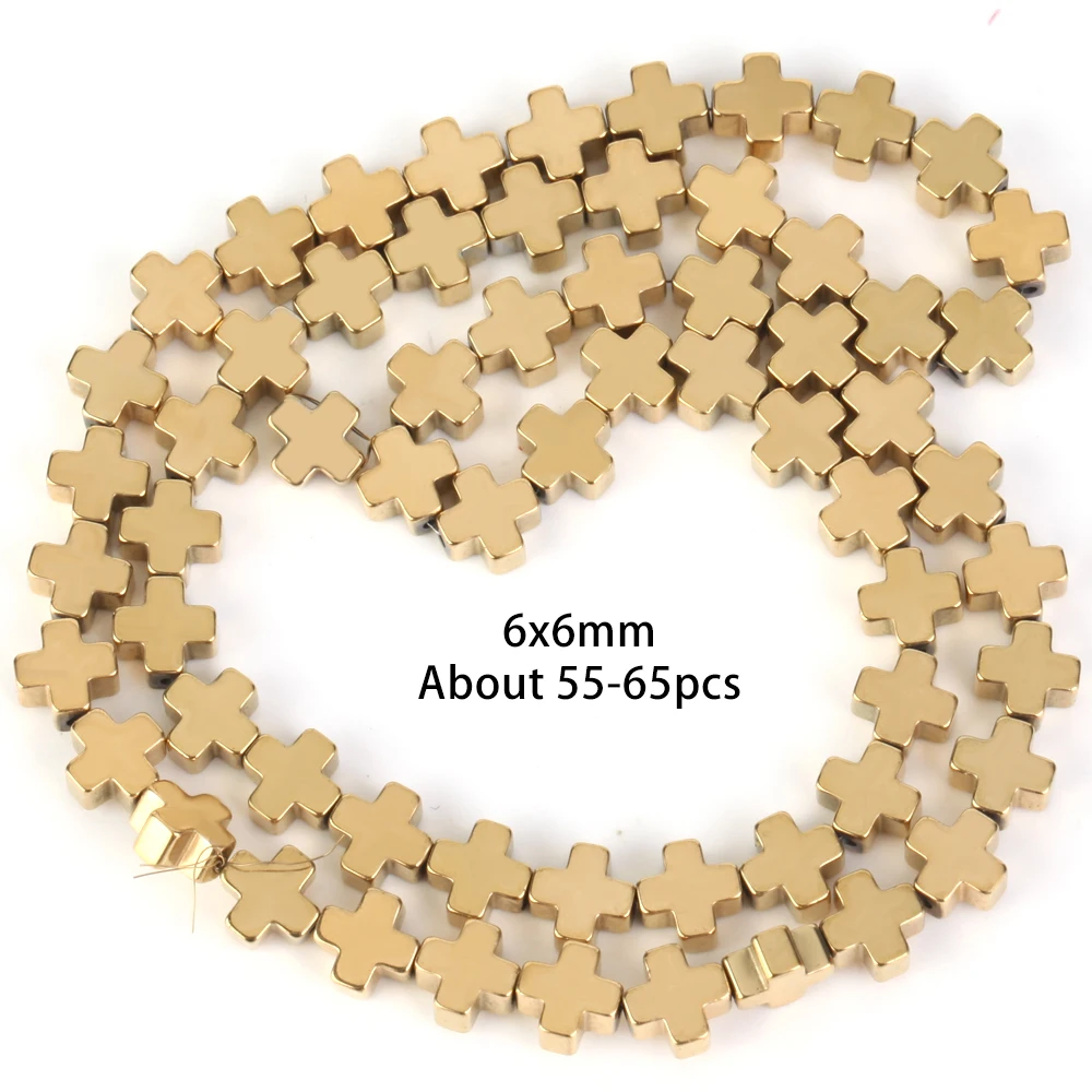AAA+ Retention Farbe vergoldet natürliche Hämatit Stein Perlen Herz Stern geometrische Form Perlen für Schmuckherstellung DIY Armband – Detail 7