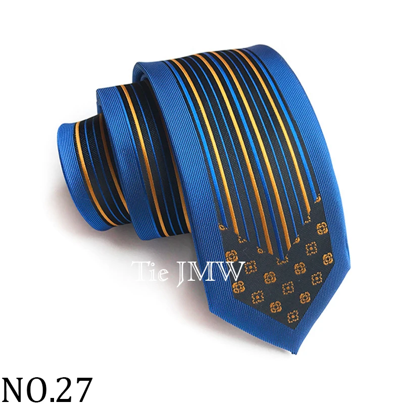 Männer Slim Krawatten Luxuriöse Krawatte Streifen Business Jacquard Krawatte Kleid Hemd Täglichen Verschleiß Krawatte Zubehör Hochzeit Party Geschenk – Detail 29