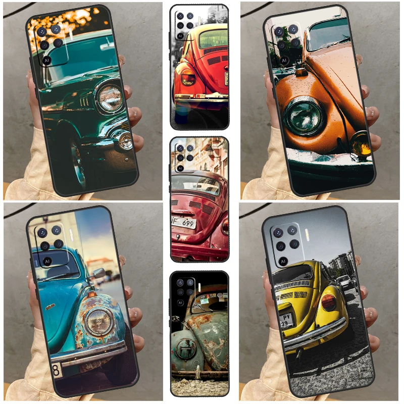 Classic Vintage Old Retro Car Case For Realme GT Neo 2 3 3T 8 9 10 Pro Plus 9i 8i C35 C31 C30 C11 C15 C21Y C25s GT 2 Pro