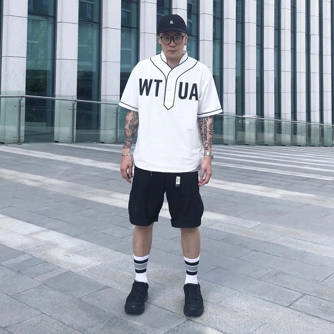 WTAPS New Summer T-shirt baseball t-shirt casual loose version of