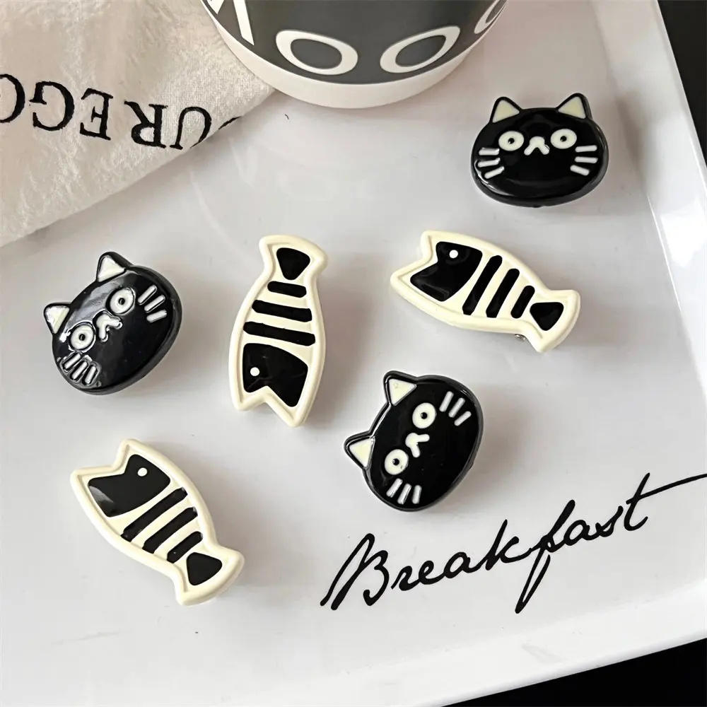 Fashion Cartoon Cat Hair Clip Headwear Korean Style Fish Hairpin Headdress Hair Accessories Cat Duckbill Clip Ladies