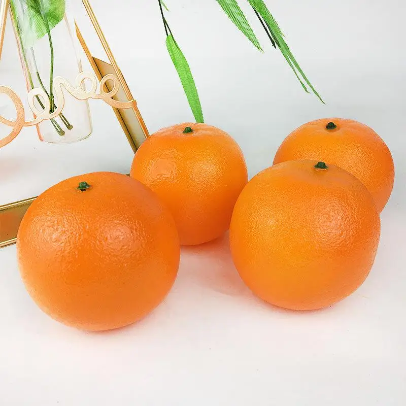 Artificial Orange Fruit Decorations - Set of 2/4/6 for Home and Event Decor【Homeclub】