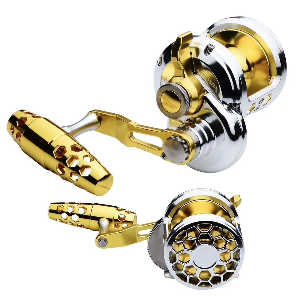 

Full Metal Jigging Reel Boat Saltwater Big Game Jigging CNC Trolling Fishing Reel Levelwind Conventional Reel