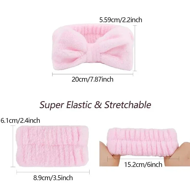 Makeup Set Face Wash Microfiber Headband Wrist Straps Triangle Powder Puff Sponge Beauty Egg Clip Shower Skincare Accessories 5