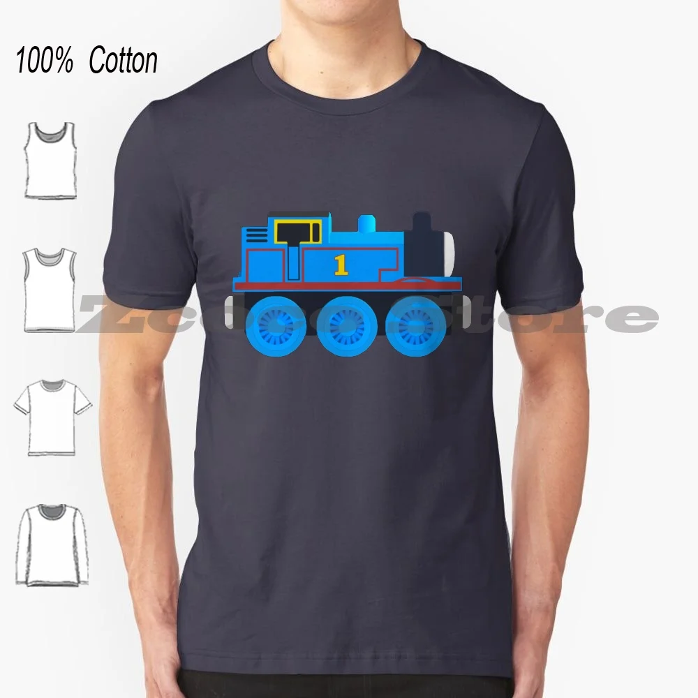 Thomas-Maglietta Giocattolo Treno In Legno 100% Cotone Confortevole Di Alta Qualità Thomas Tank Engine Legno Legno Ferrovia Ferrovia Mattel Hit