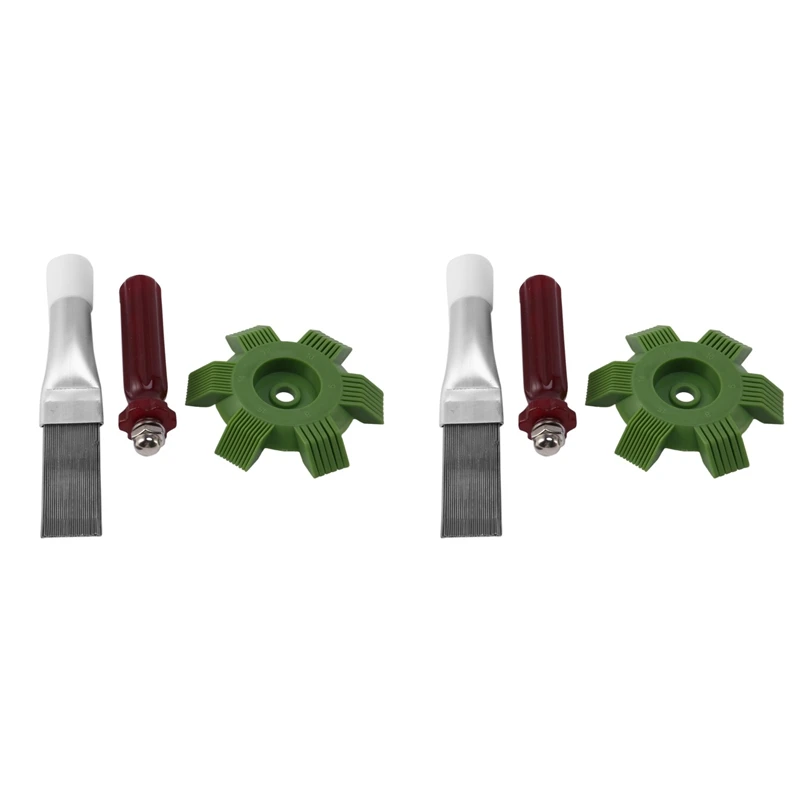 

2X Radiator Comb Evaporator Air Conditioning Tools Fin Repair Comb Auto Car A/C Condenser Fin Straightener Refrigeration