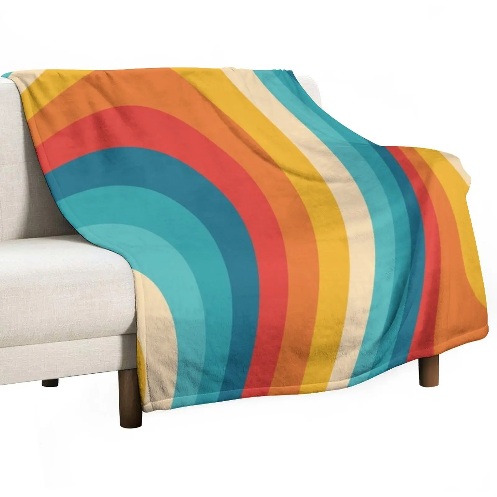 

70s Retro Aesthetic Throw Blanket Blanket For Baby Summer Bedding Blankets