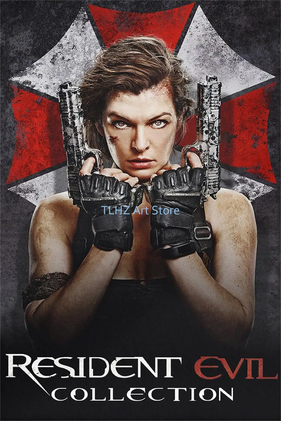 thumbnail image 1 of Retro Hot Video Game R-Resident Leon Kennedy Evil Posters and Prints Canvas Printing Wall Art Picture for Living Room Decor Gift, 1 of 5