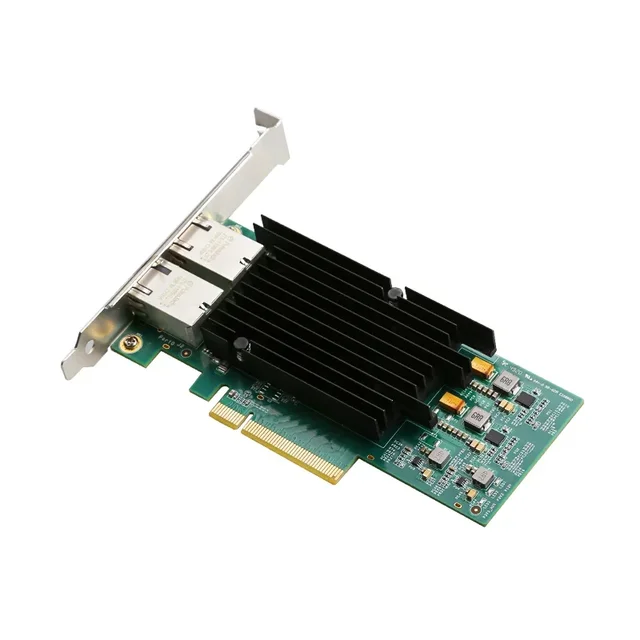 PCIe X8 10G/5G/1G 2-портовая сетевая карта RJ45 Lan-адаптер 10000M Ethernet Сетевая карта 10 Гбит/с Чипсет Intel X540 Pci-e 8X 2