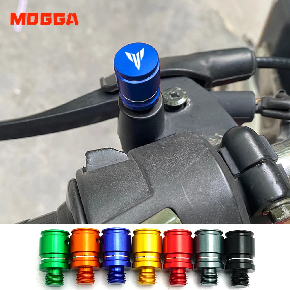 Bouchon d'obturation de trou de miroir de moto CNC, bouchon à vis, pièces  de boulons, trucs de 10mm, Yamaha Mt03, Mt07, Mt09, Mt10, Mt25, Mt125, 07,  09, 10, 25, 125