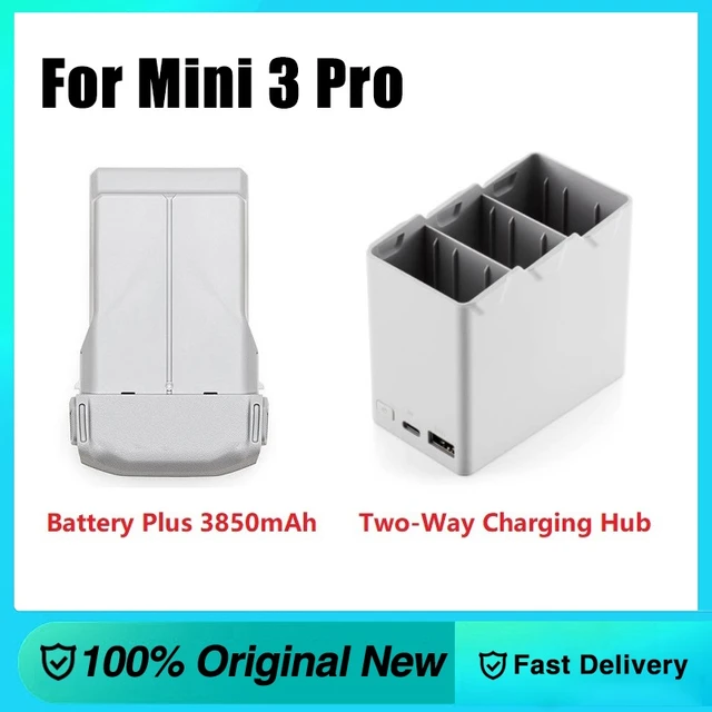 DJI Mini 3 Pro Mini 4 Pro 3850mAh Intelligent Flight Battery Plus 47-min  Charging Hub / 2453mAh Battery 34-min for Mini 3 Pro - AliExpress