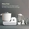 Complete bread dough mixer with dough hook, kitchen electric vertical mixer, white free shipping 2