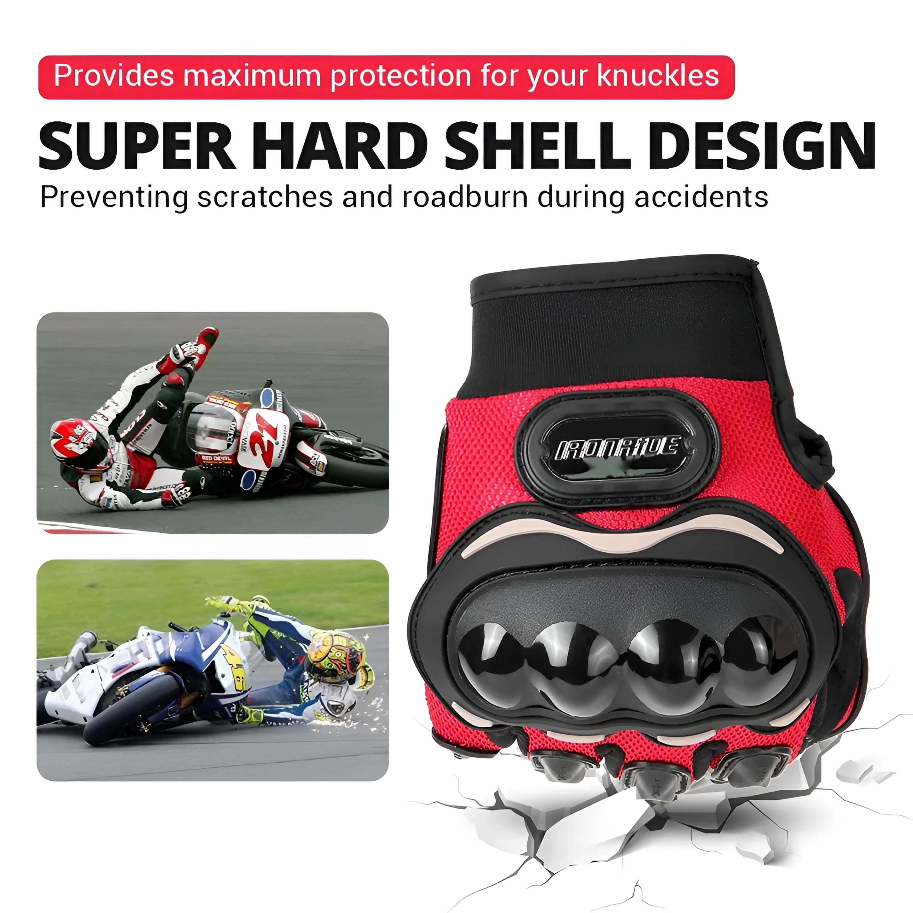 Motorcycle Gloves Touch Screen Racing Outdoor Anti Fall All-season Universal
