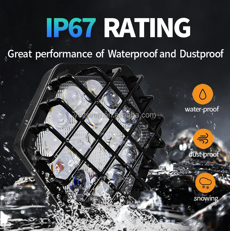 Auto Work Light 150W Led Light Round Square LED Offroad LED Bar 5.5 Inch Spot Fl
