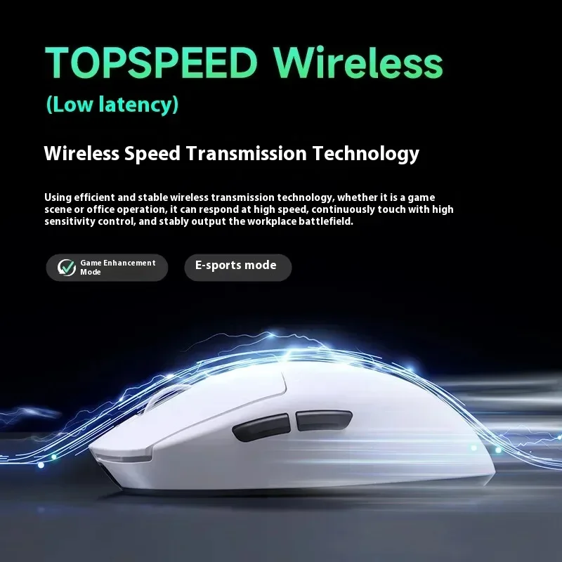 Gaming Mouse Wireless Mouse Wireless Gaming Mouse Ergonomic Mouse MCHOSE A7 Series PAW3950 E-Sports 2.4G Wireless 8K Receiver